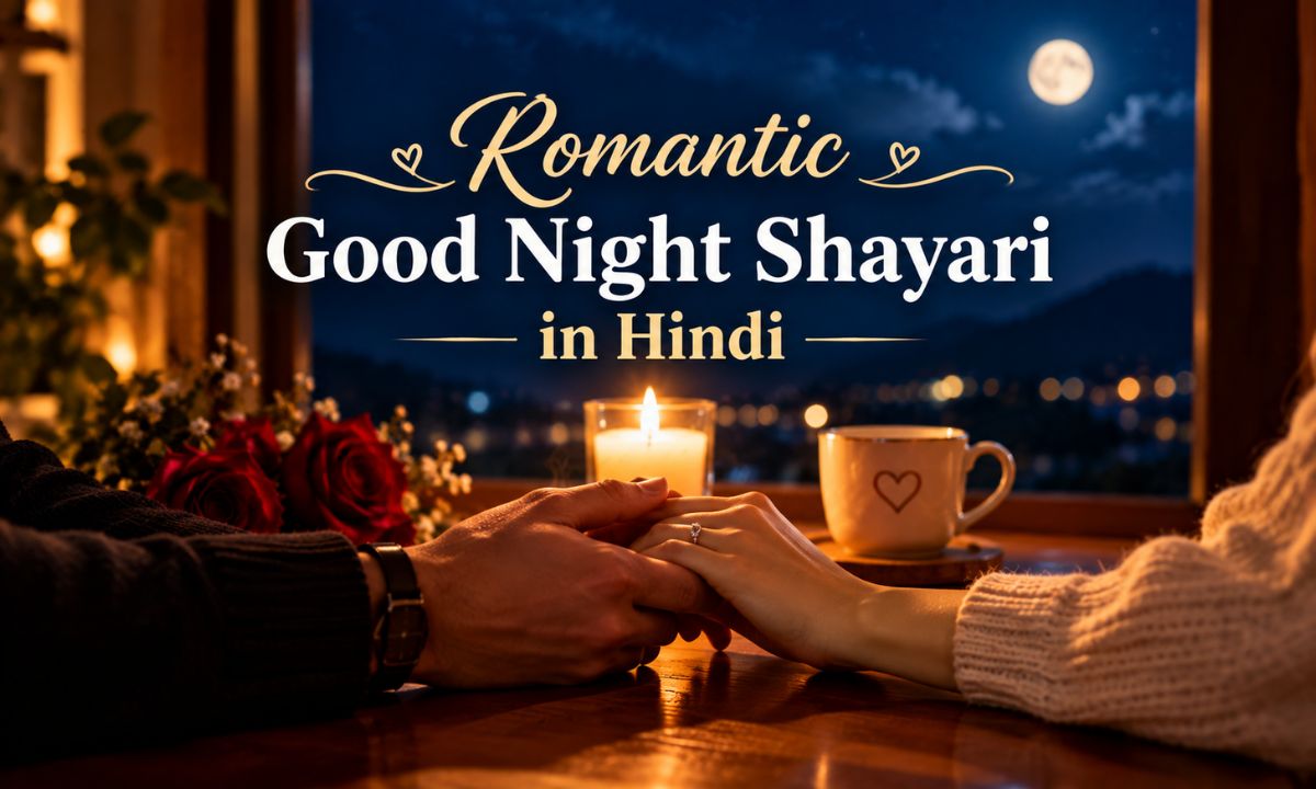 Romantic Good Night Shayari in Hindi