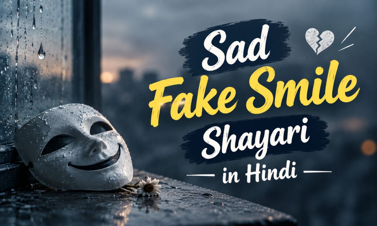 Sad Fake Smile Shayari in Hindi