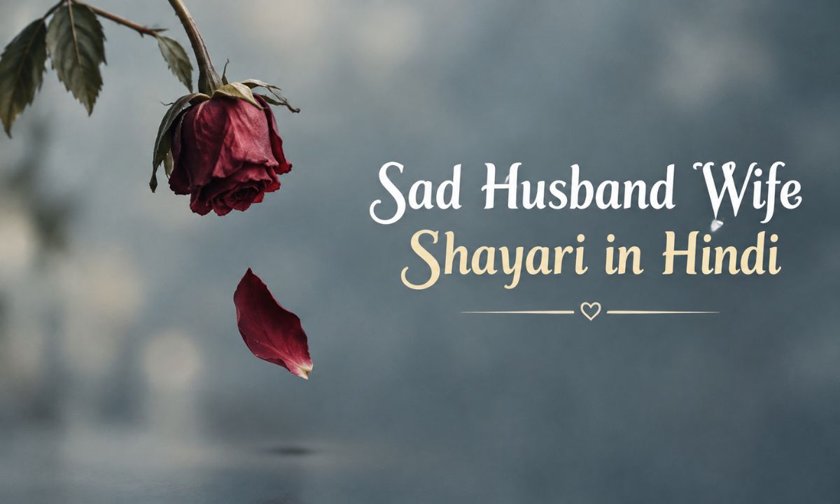 Sad Husband Wife Shayari in Hindi