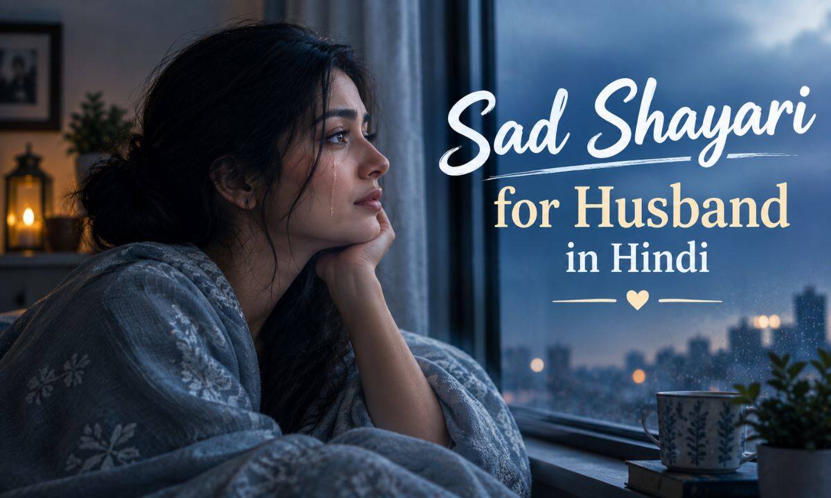 Sad Shayari for Husband in Hindi