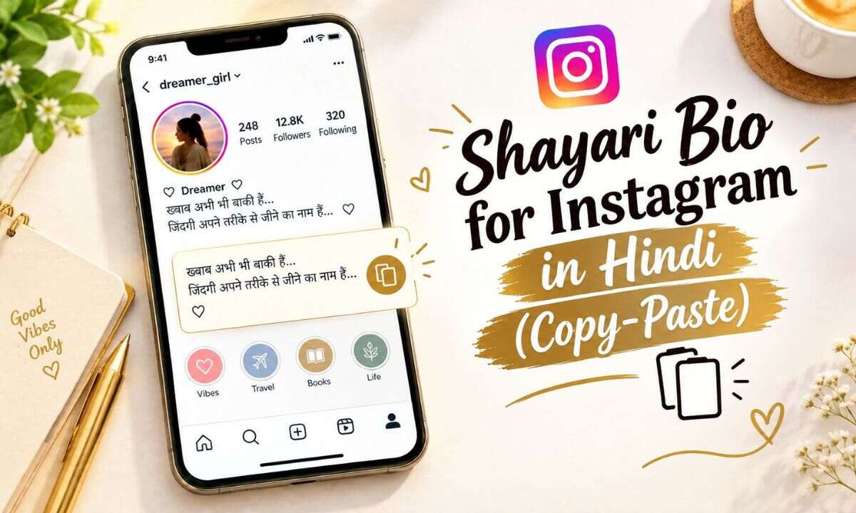 Shayari Bio for Instagram in Hindi (Copy-Paste)