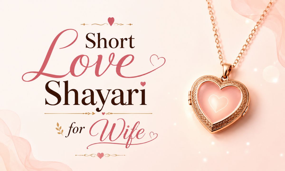 Short Love Shayari for Wife