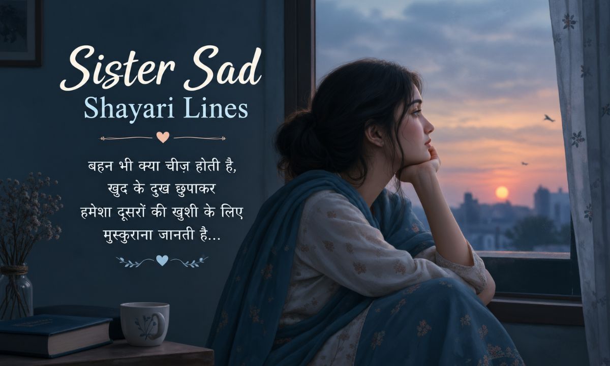 Sister Sad Shayari Lines
