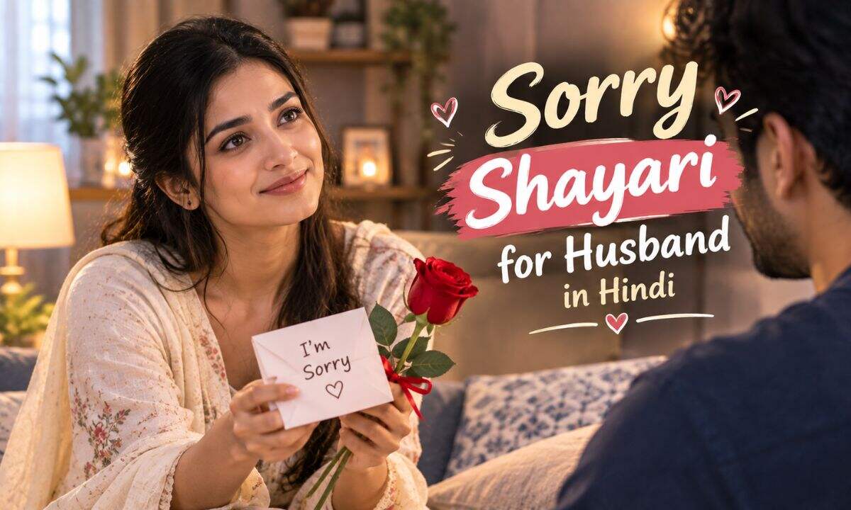 Sorry Shayari for Husband in Hindi