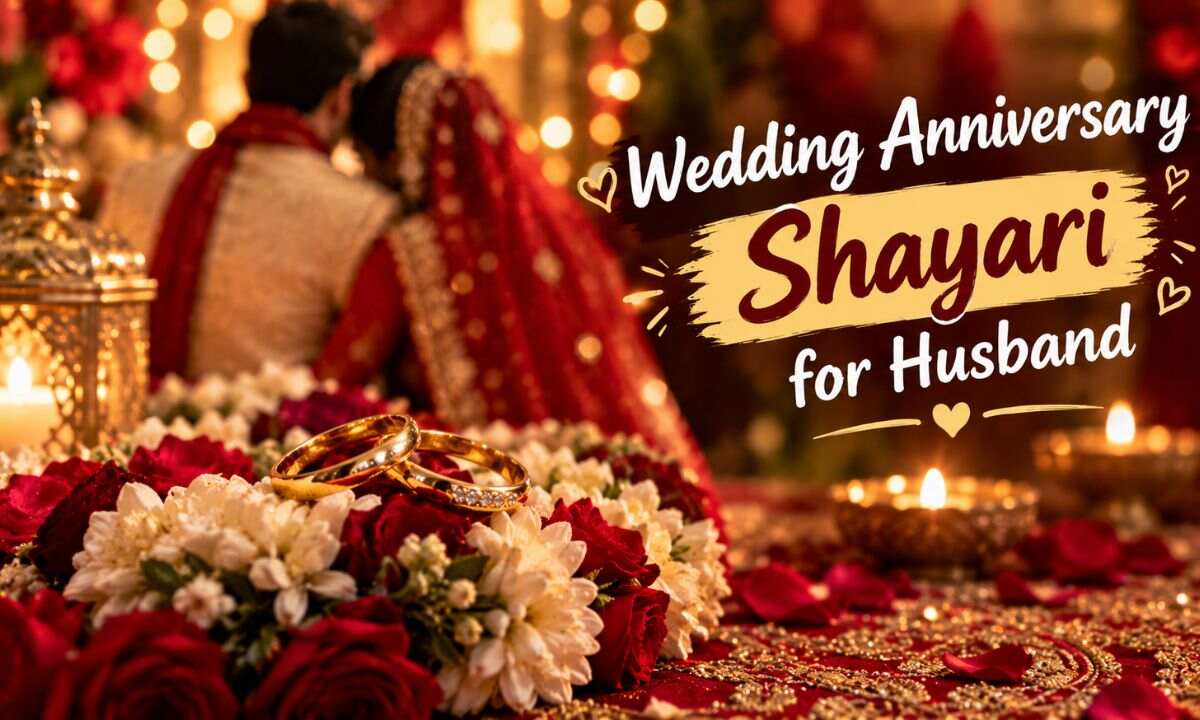 Wedding Anniversary Shayari for Husband