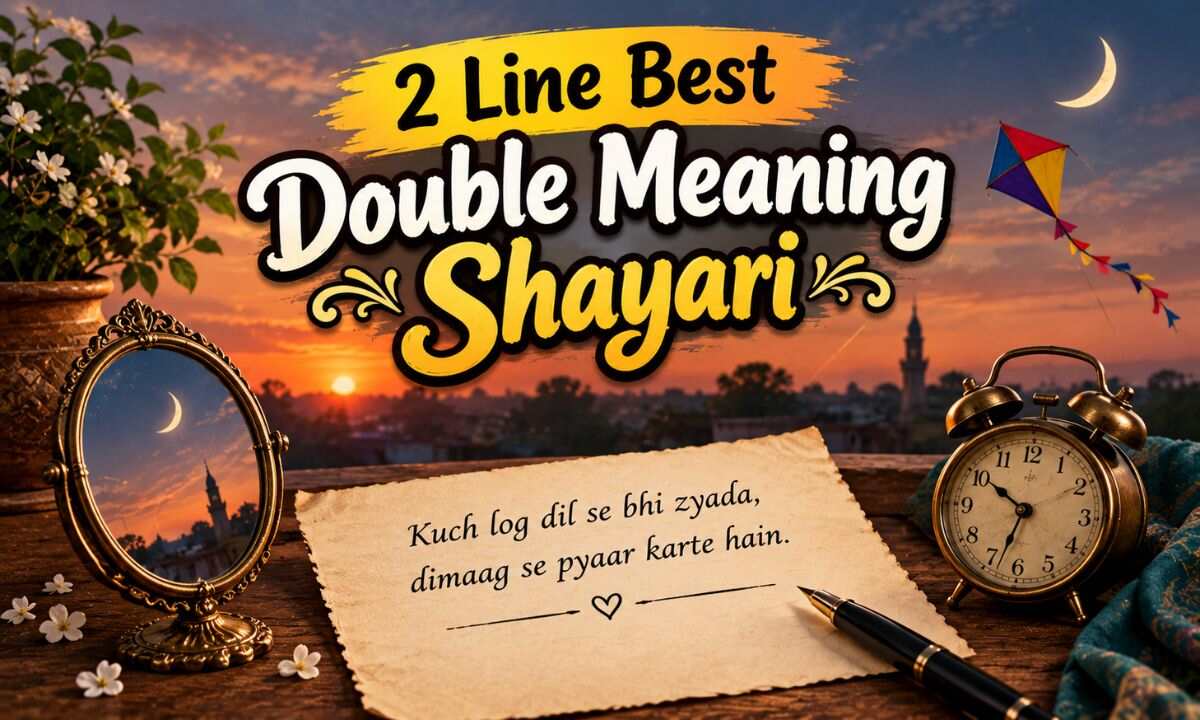 2 Line Best Double Meaning Shayari