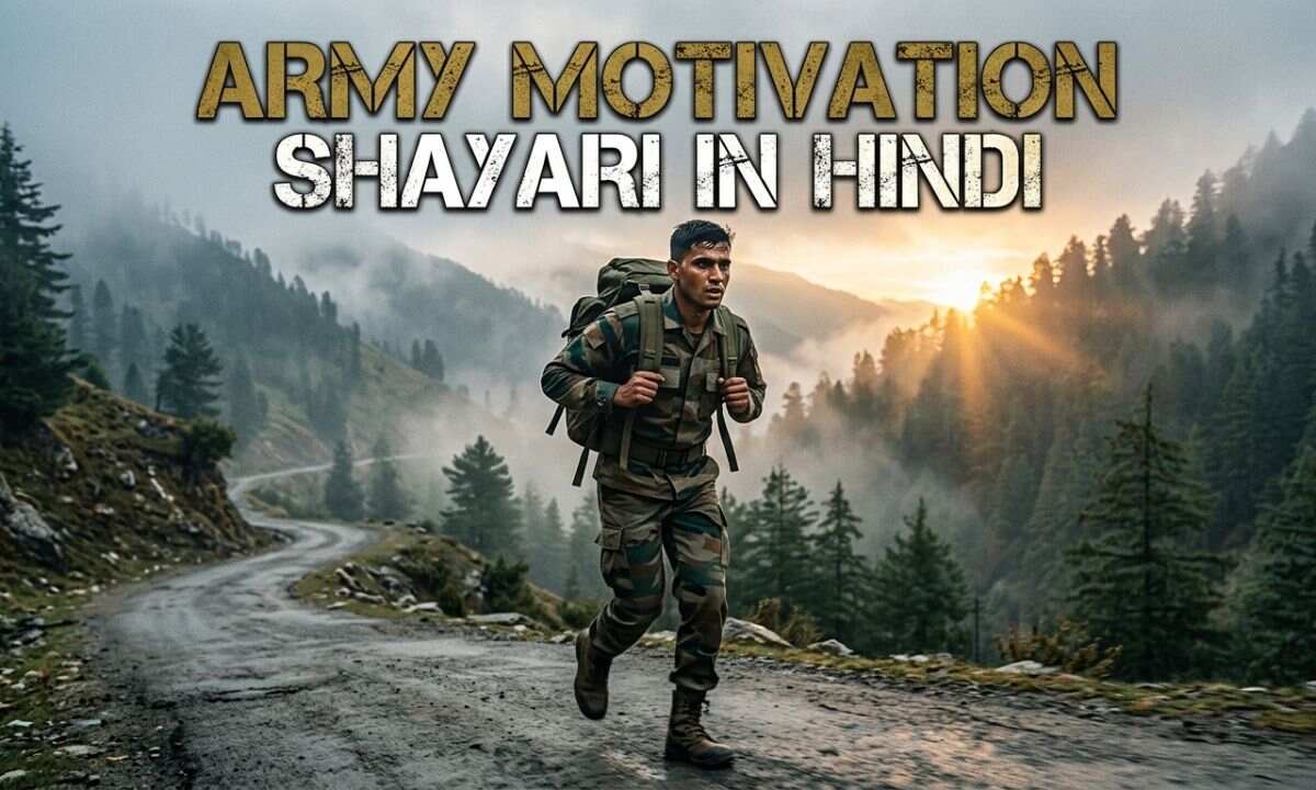 Army Motivation Shayari in Hindi
