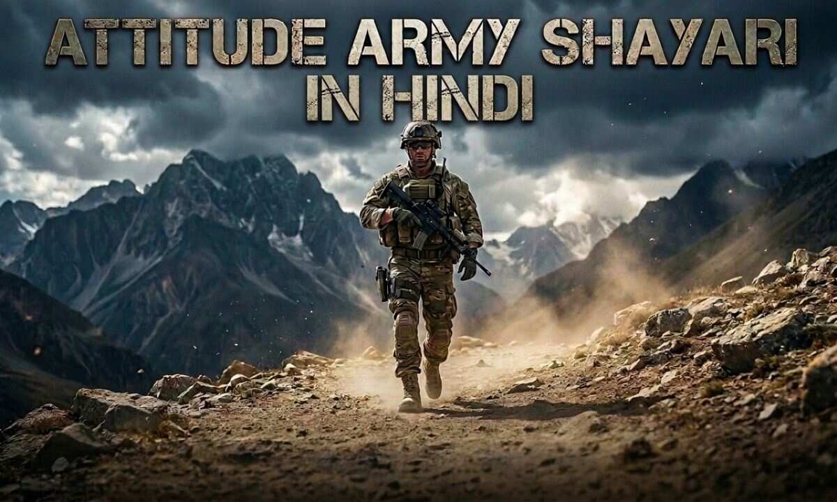 Attitude Army Shayari in Hindi
