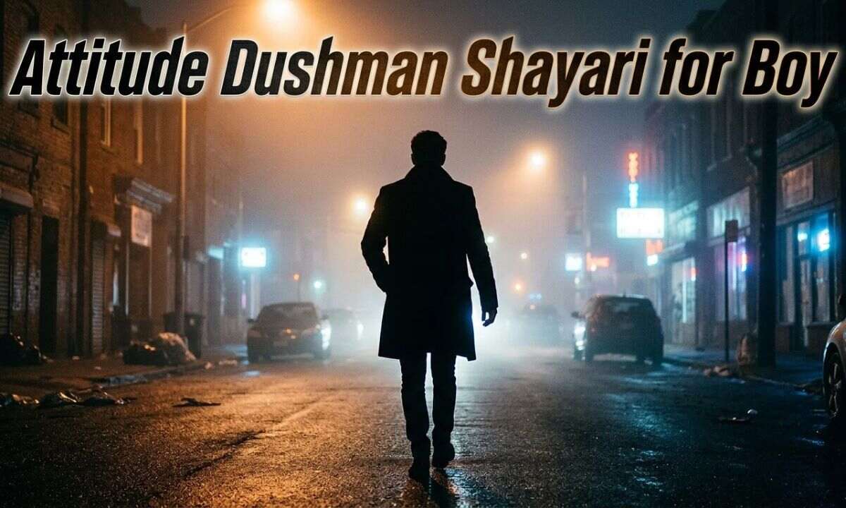 Attitude Dushman Shayari for Boy