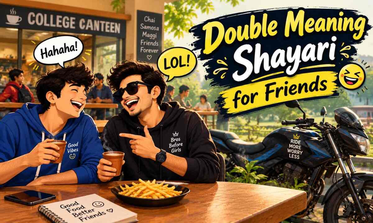 Double Meaning Shayari for Friends