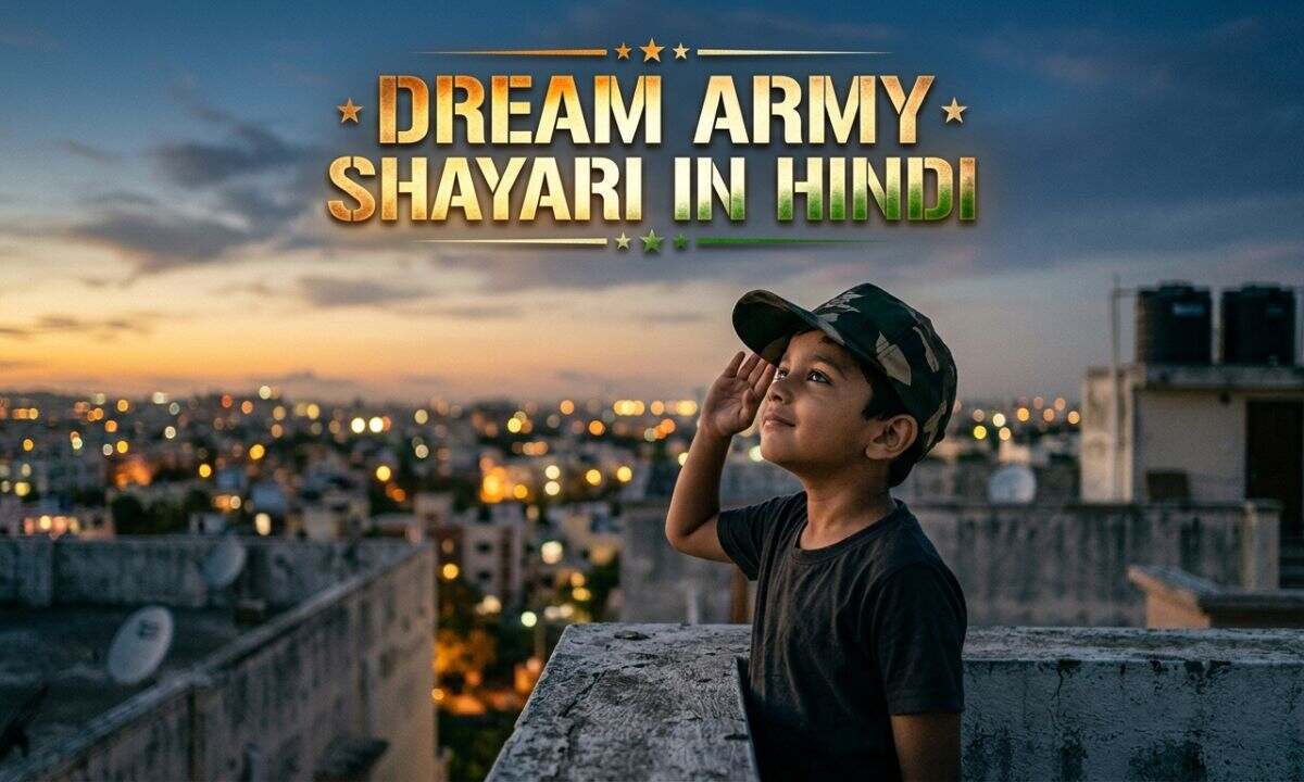 Dream Army Shayari in Hindi