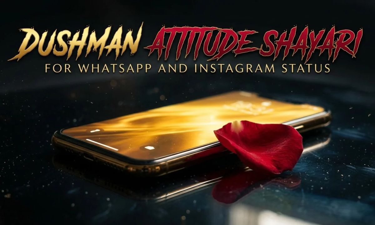 Dushman Attitude Shayari for WhatsApp and Instagram Status