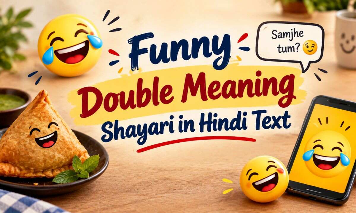 Funny Double Meaning Shayari in Hindi Text