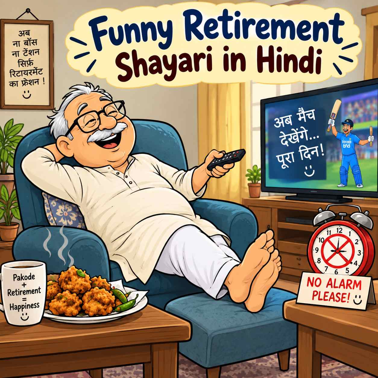 Funny Retirement Shayari in Hindi
