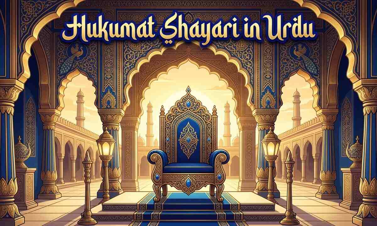 Hukumat Shayari in Urdu