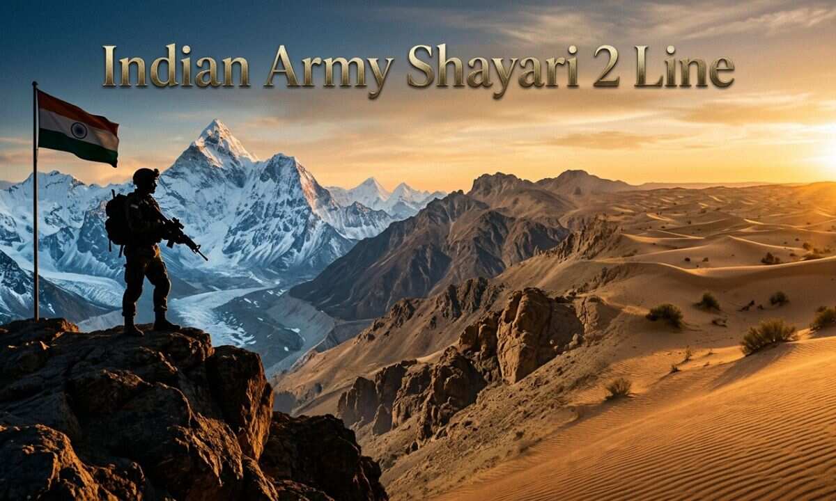 Indian Army Shayari 2 Line
