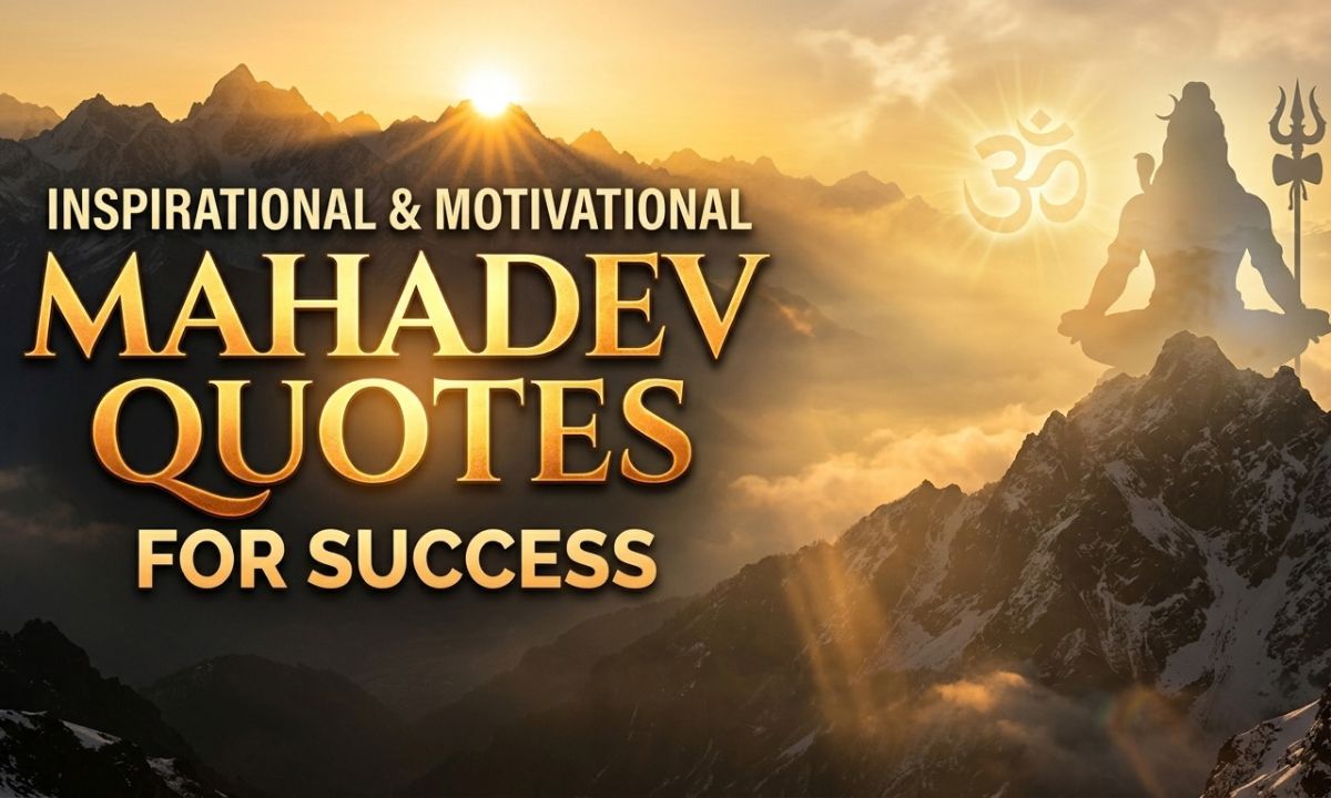 Inspirational & Motivational Mahadev Quotes for Success