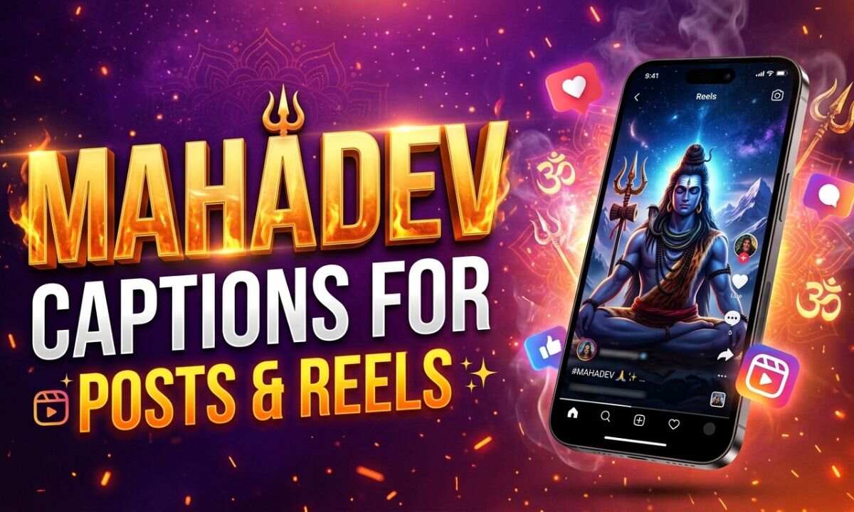 Mahadev Captions for Posts and Reels