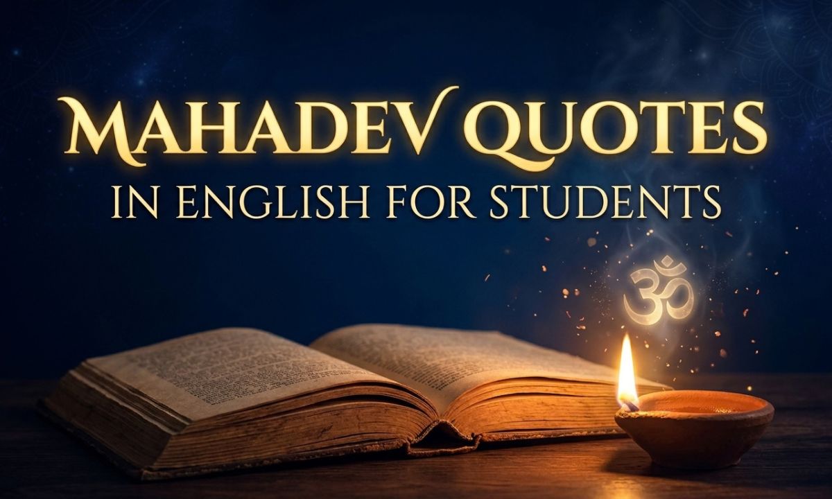 Mahadev Quotes in English for Students