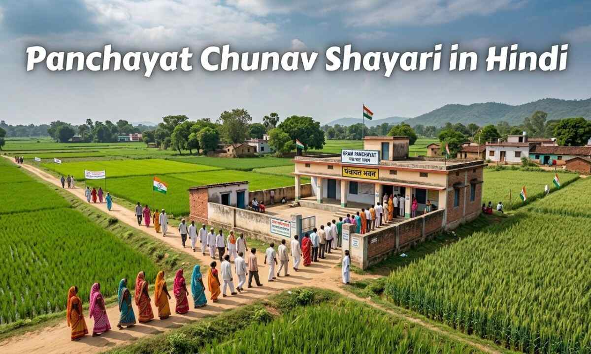 Panchayat Chunav Shayari in Hindi