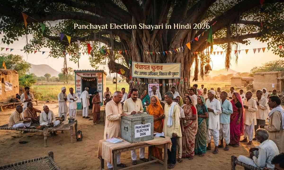 Panchayat Election Shayari in Hindi