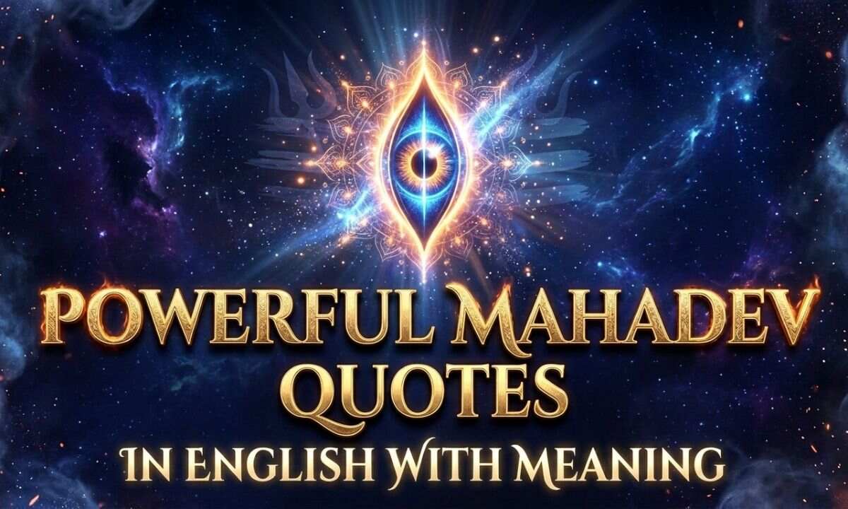 Powerful Mahadev Quotes in Engli