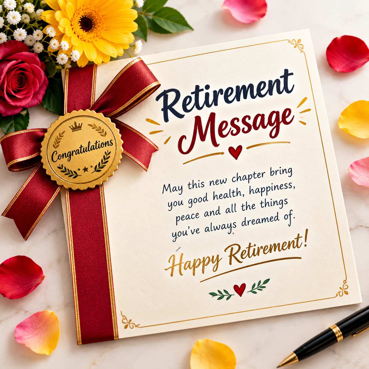 Retirement Message