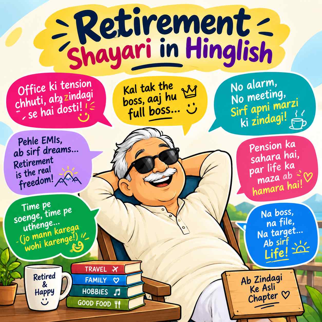 Retirement Shayari in Hinglish