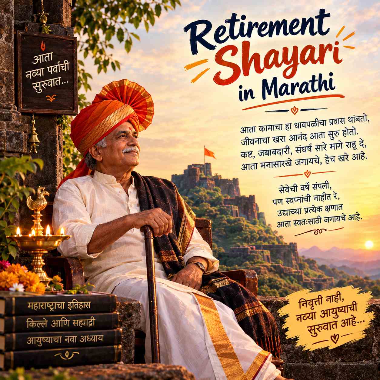 Retirement Shayari in Marathi