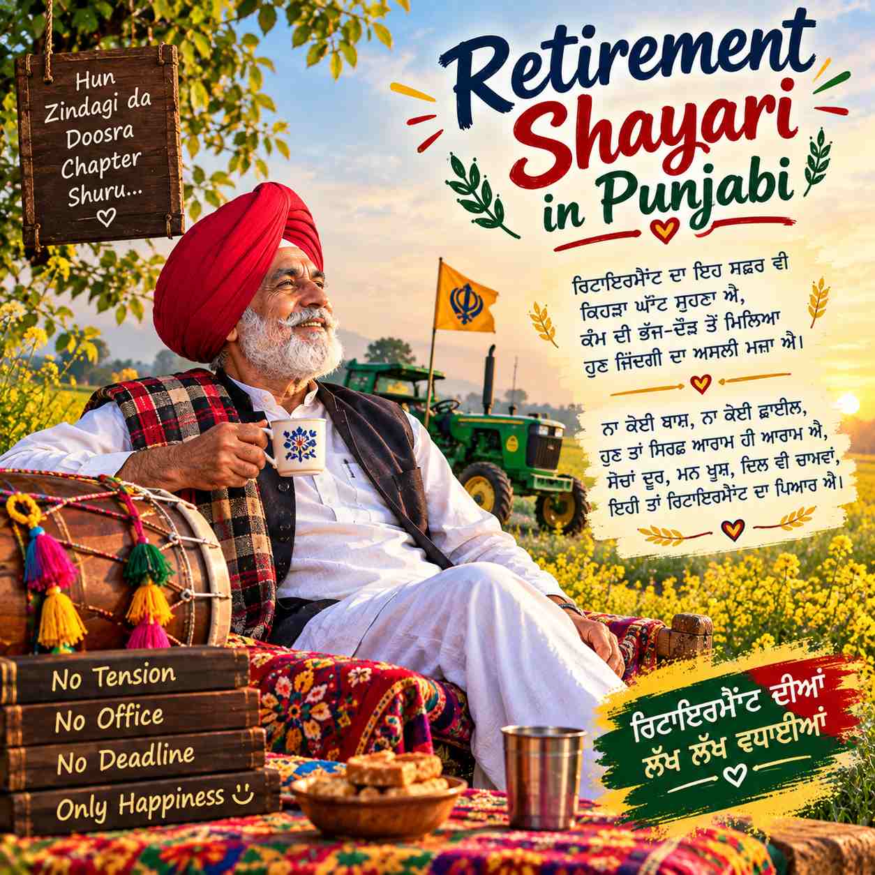 Retirement Shayari in Punjabi