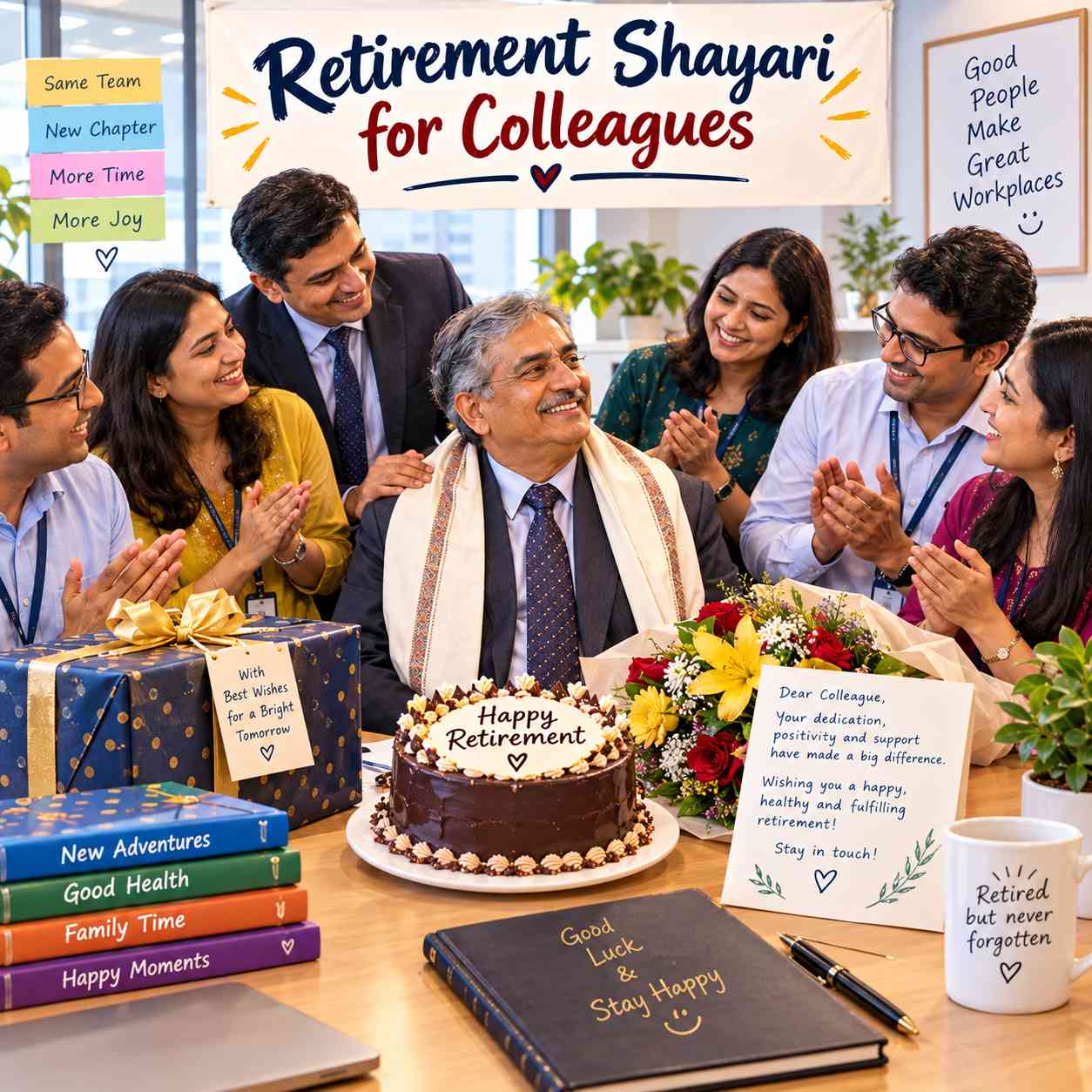 Retirementt Shayari for Colleagues