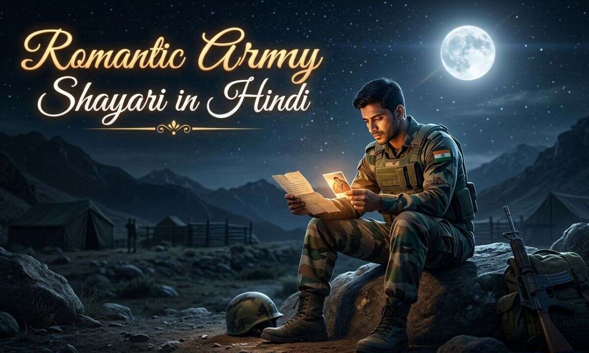Romantic Army Shayari in Hindi