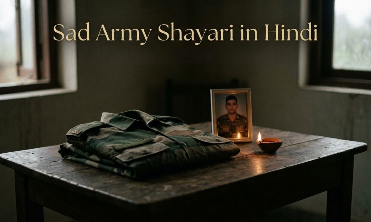 Sad Army Shayari in Hindi