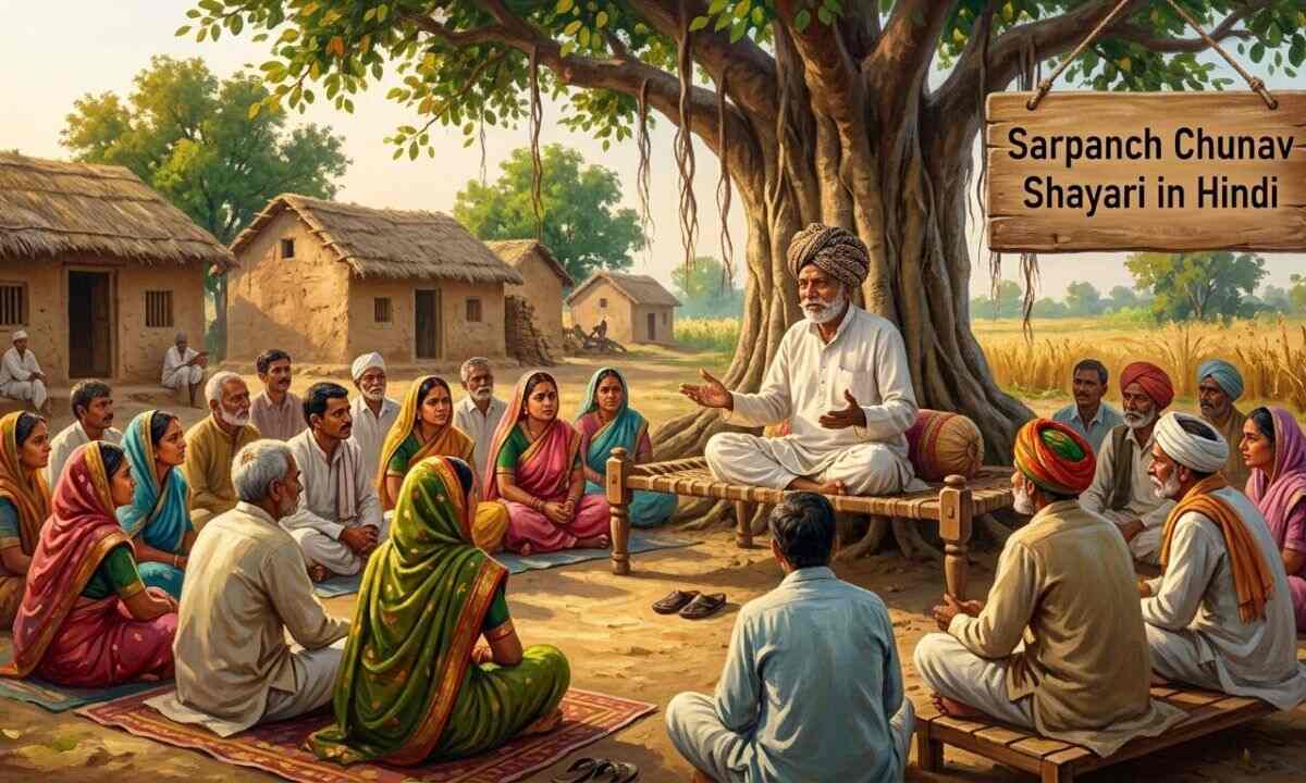 Sarpanch Chunav Shayari in Hindi
