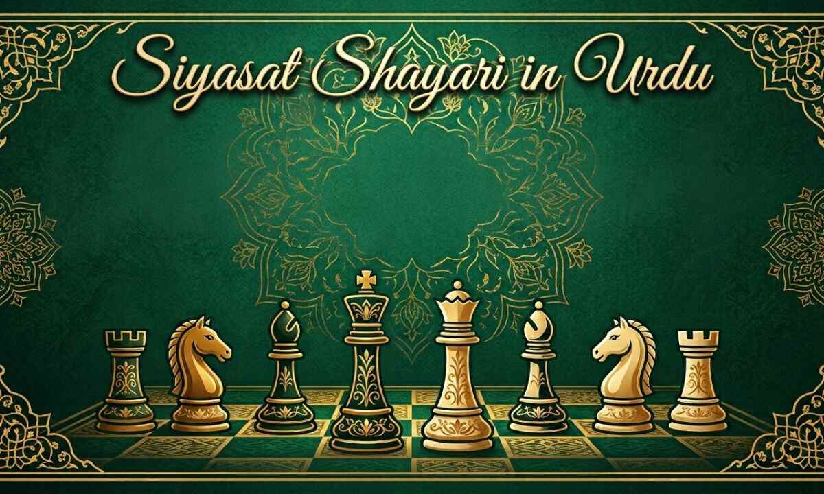Siyasat Shayari in Urdu