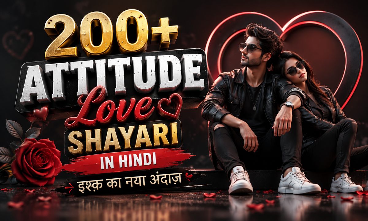 Attitude Love Shayari in Hindi Featured Image