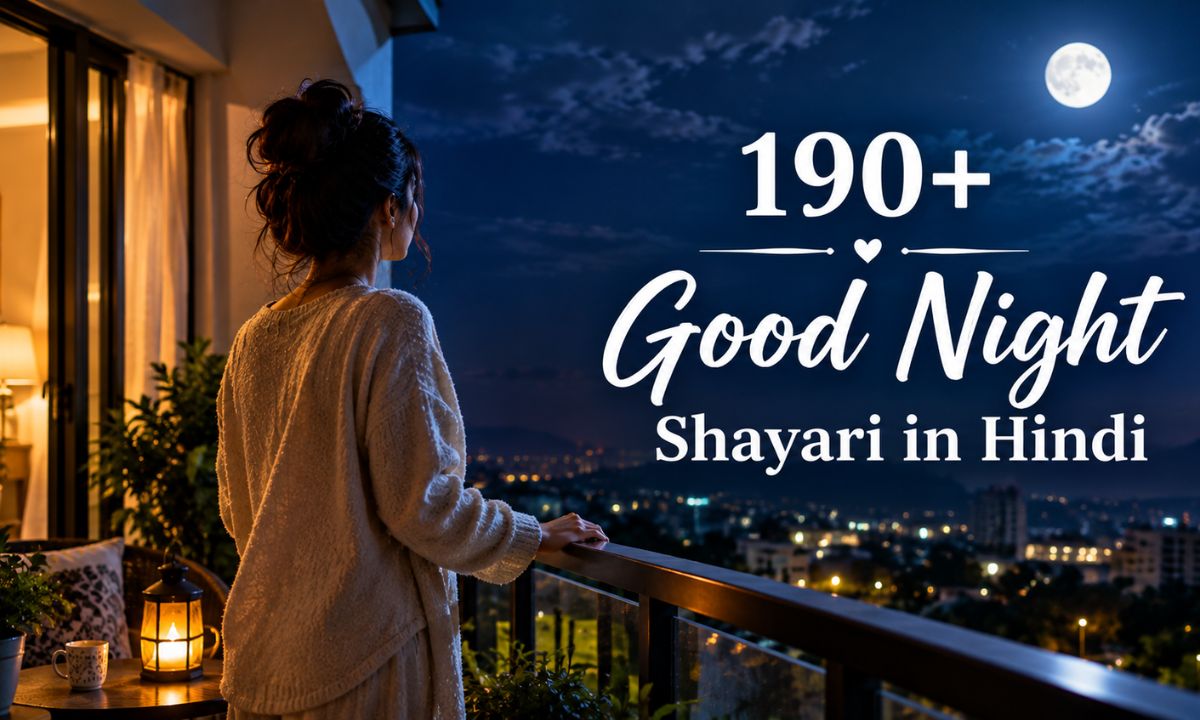 Good Night Shayari in Hindi