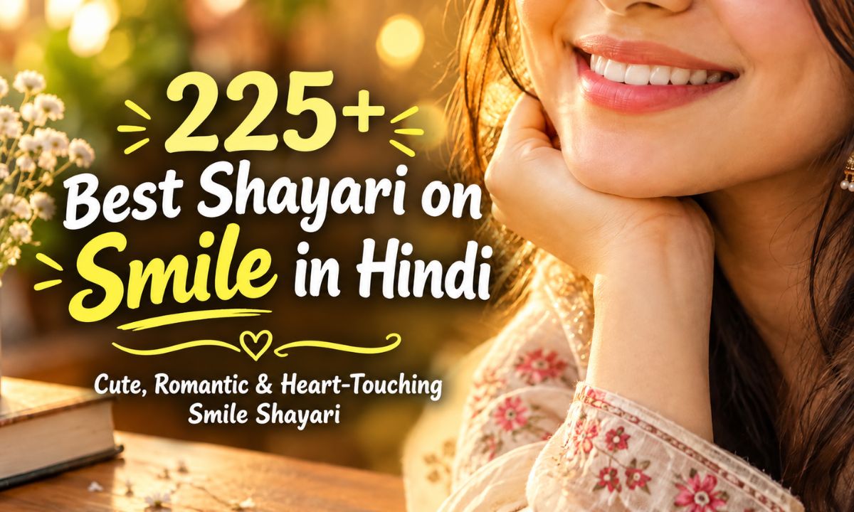 Shayari on Smile in Hindi