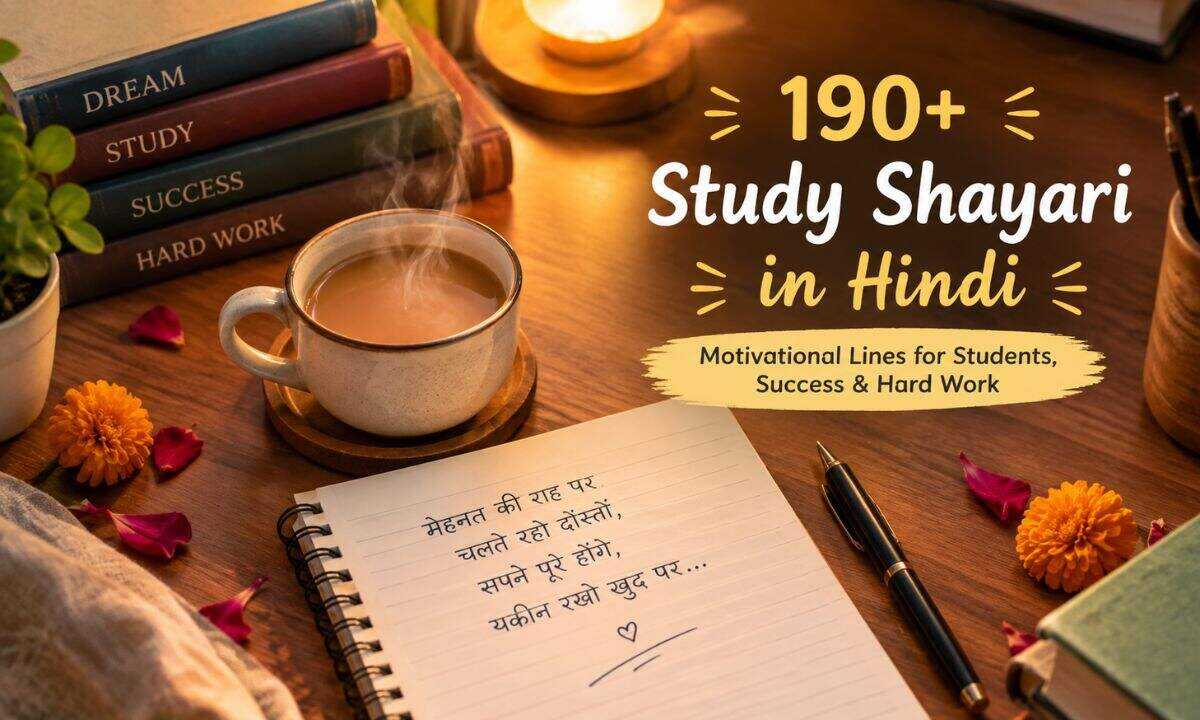 Study Shayari in Hindi