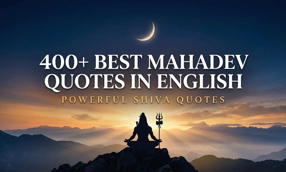 Mahadev Quotes in English