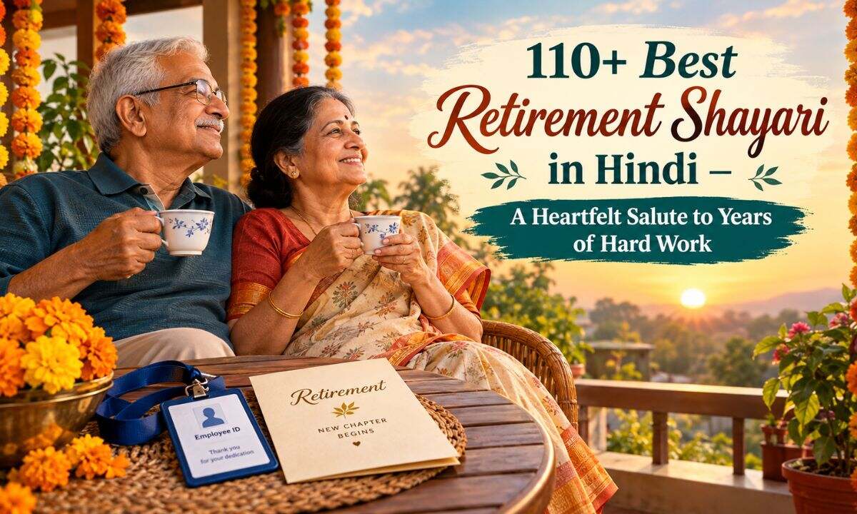 Retirement Shayari in Hindi