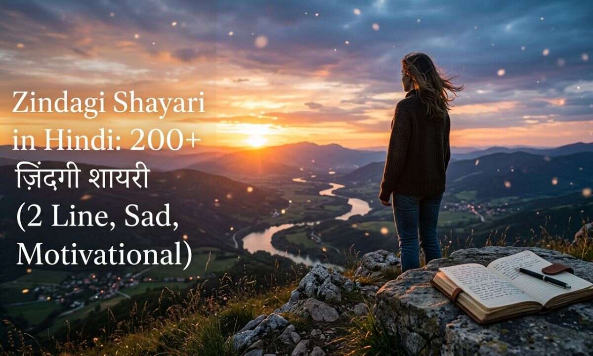 Zindagi Shayari in Hindi